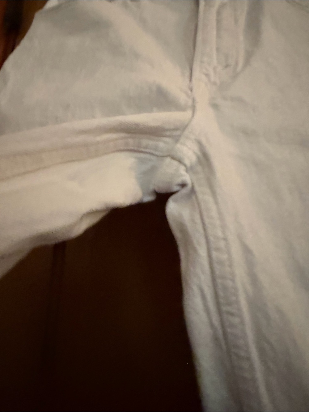 Abercrombie & Fitch The ’90s Straight Ultra High Rise Distressed White Jeans Siz - Picture 3 of 8